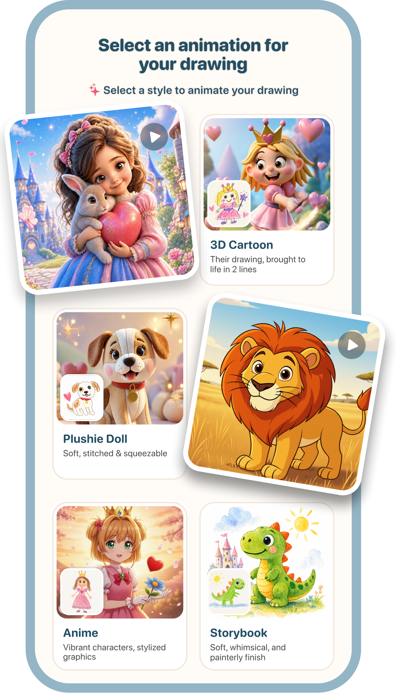 Choose an animation style