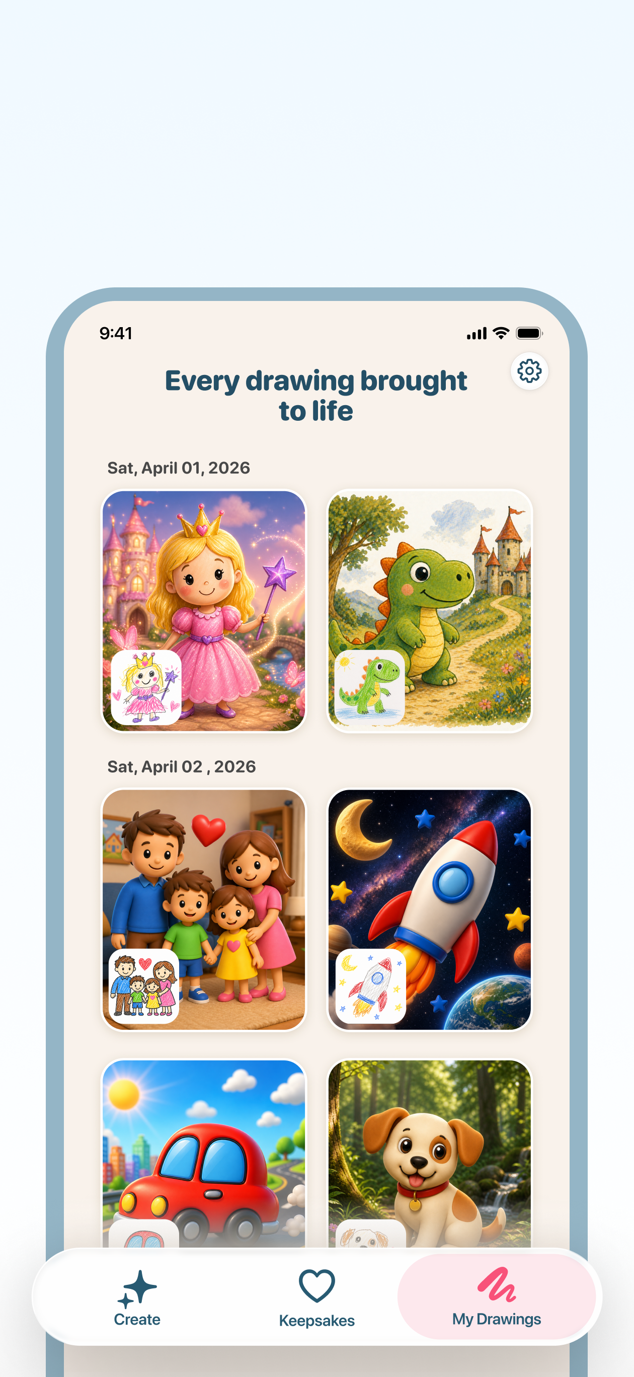 Share treasured memories