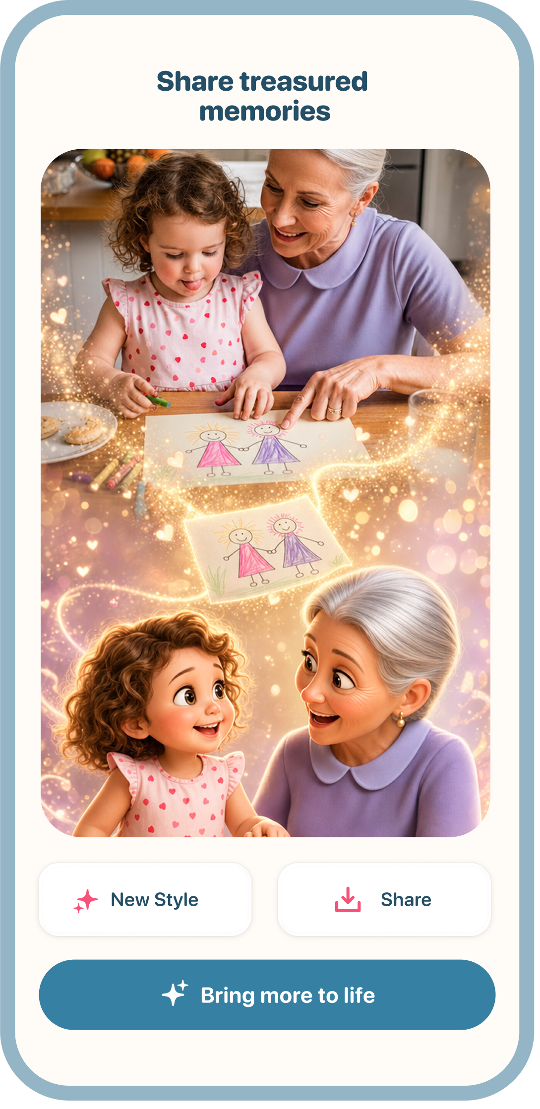 Share treasured memories